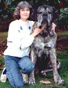 Donna Bahlman with Sarge